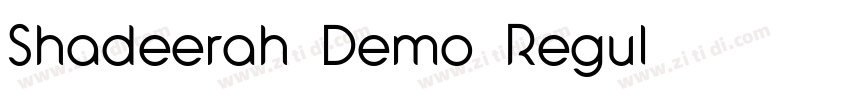 Shadeerah Demo Regul字体转换
